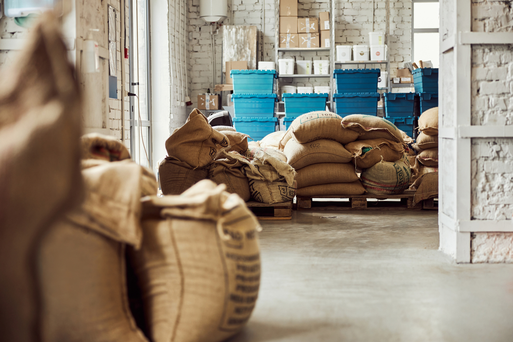 Coffee factory interior